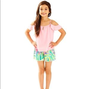 Girls’ Lilly Pulitzer Layne Cold Shoulder Top